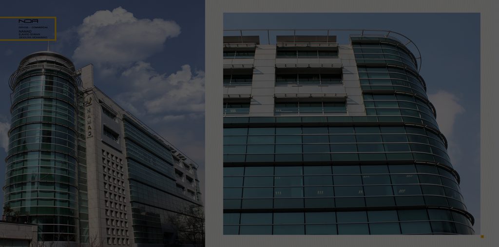 طراحی نمای ساختمان شرکت نگاه درخشان البرز